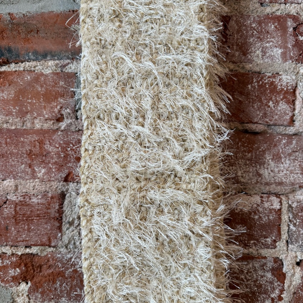 Cream Textured Scarf - Picture 2 of 4